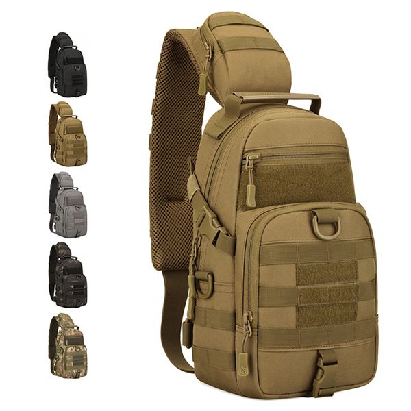 

school bags protector plus tactical sling chest pack molle military nylon shoulder men crossbody outdoor hiking cycling 230106
