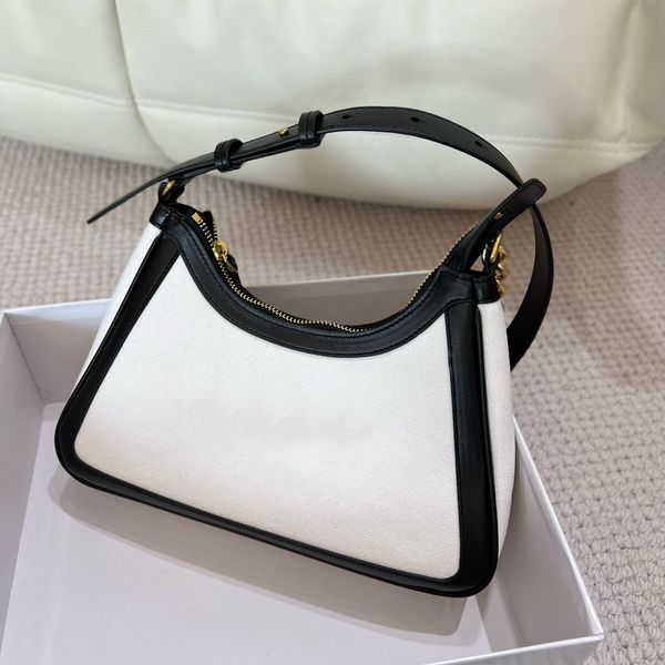 

5a designer bags fashion alphabet canvas handbags chain splicing shoulder strap adjustable