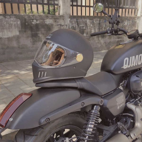 

motorcycle helmets retro motorcycle full-cover cruise car helmet pc lens dot certified abs engineering plastic 0105