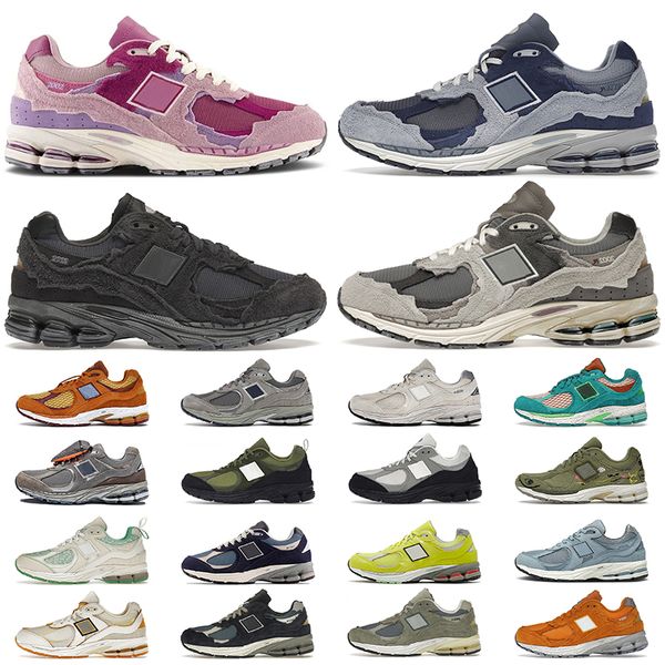 

2002r men women running shoes mens casual shoe protection pack pink rain cloud phantom dark navy outdoors sports sneaker trainers