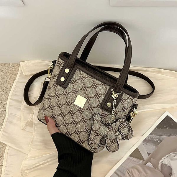 

2023 summer new women's bag crossbody printed simple casual shoulder fashion bucket
