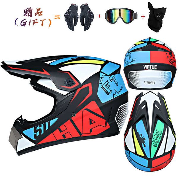 

helmets helmet full face racing motorcycle safety breathable lightweight abs shell off-road downhill mountain helmet 0105