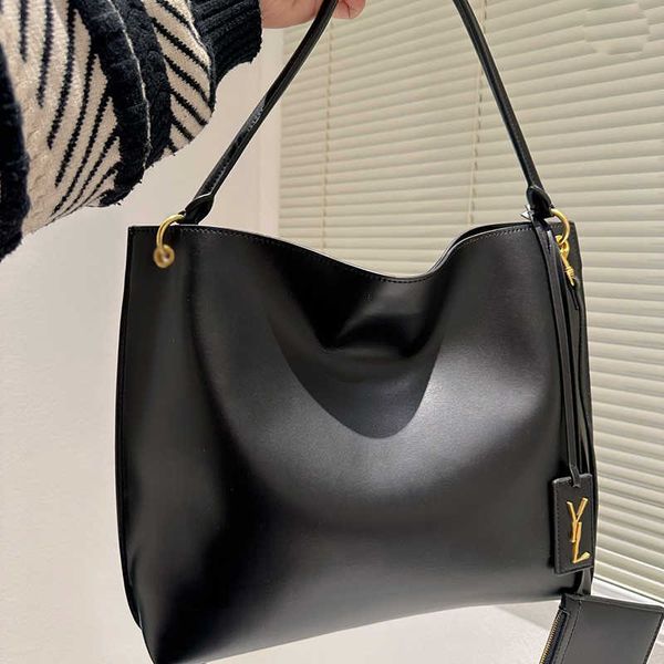 

y metal letter logo shopping bags totes women leather handbag tote bag quality designer bag large beach luxury crossbody shoulder bags walle