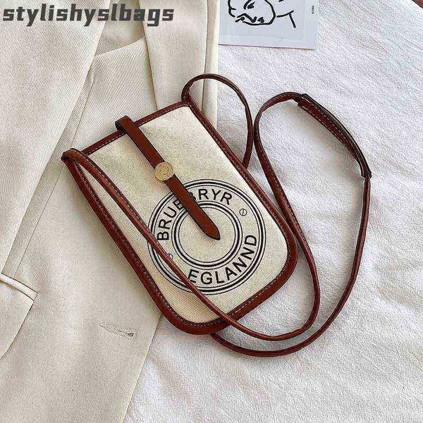 

briefcases women minimalist canvas cell phone case shoulder bag girls small casual crossbody purse designer card holder wallet 010623h