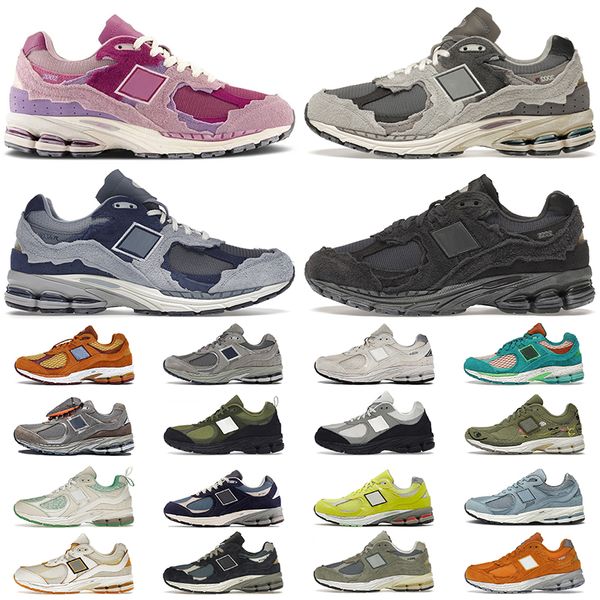 

2002r men women running shoes mens casual shoe protection pack pink rain cloud phantom light arctic grey purple outdoors sports sneaker trai