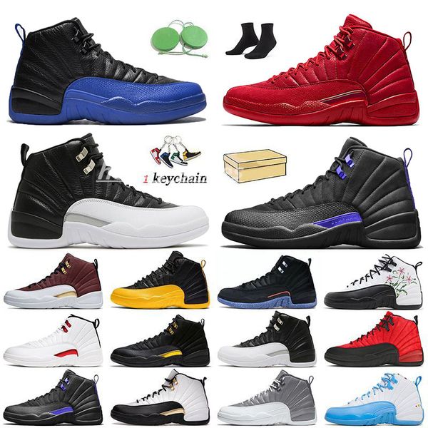 

2022 new 12s men basketball shoes 12 xii twist grind flu game university gold gamma blue royalty indigo emoji royal taxi ovo doernbecher man