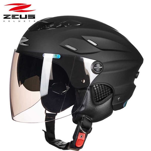 

motorcycle helmets zues open visor electric bike men and women summer scooter motorcycle helmet 0105