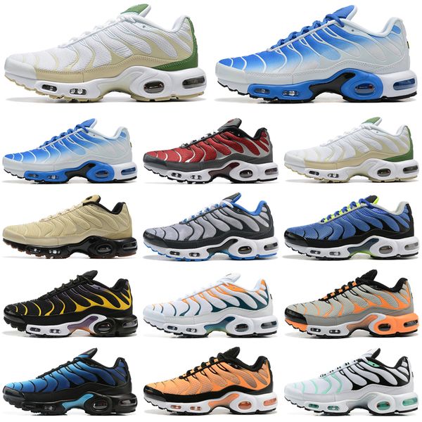 

2023 men women running shoes tn plus 3 terrascape triple black white atlanta hyper sky blue fury jade laser wolf grey huarache mens trainers