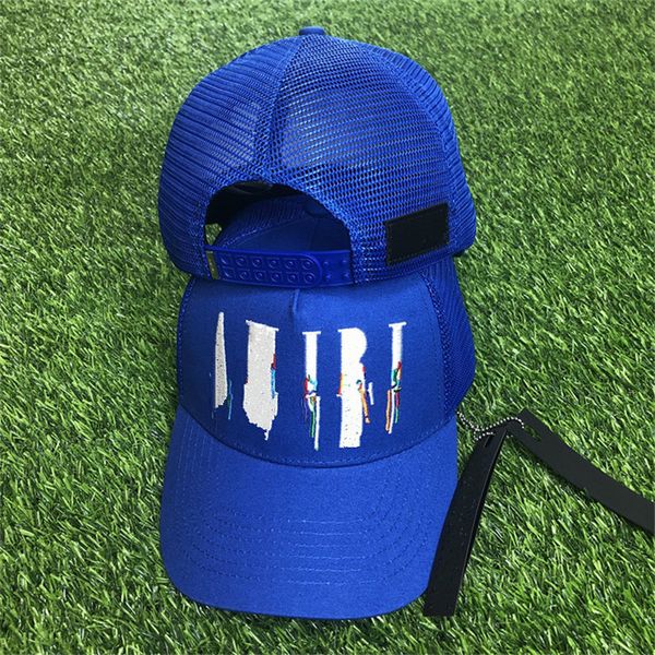 

2023 latest colors ball caps luxury designers hat fashion trucker cap embroidery letters, Blue;gray