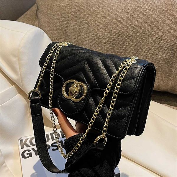 

this year's popular women's new net red chain messenger in autumn and winter 2023 one shoulder small square bag 75% off online sal