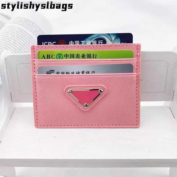 

wallets designer women's mens re-edition triangle card holder purses wallets luxurys vintage wallet leather with branded retro wholesal, Red;black