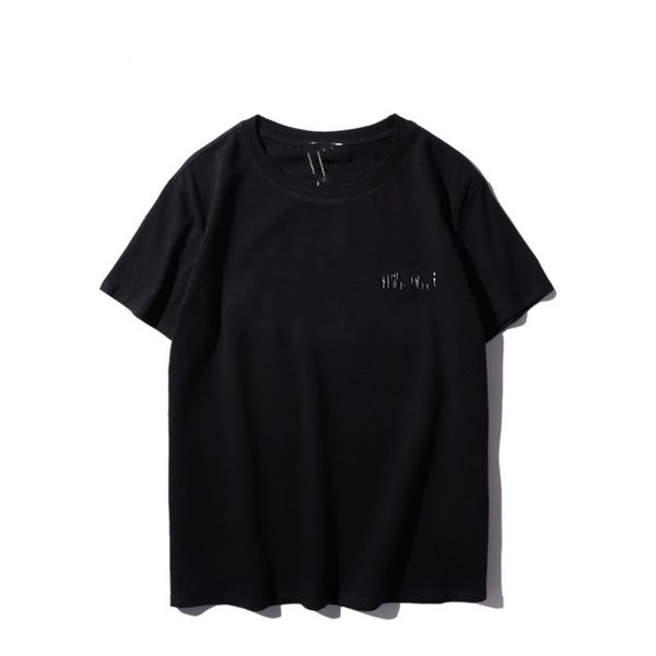 

men's t-shirt 2023 t-shirts balencaigaity fashion cotton soft wrinkle resistant printed letter casual student short sleeve 08-03, White;black