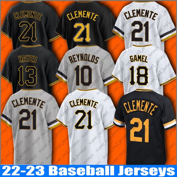 

21 roberto clemente 8 willie stargell baseball jersey kebryan hayes ben gamel bryan reynolds cal mitchell jt brubaker jerseys jack suwinski, Blue;black