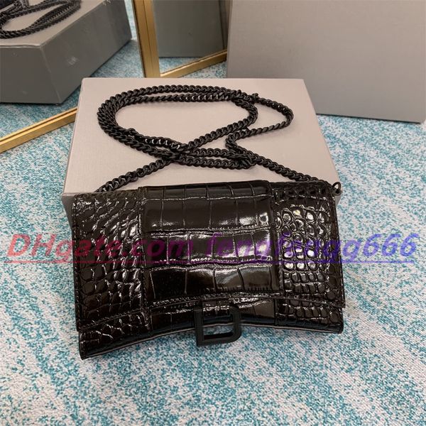 

highquality hourglass zipper shoulder bags handbags crossbody purse designers alligator half moon backpack letters tote hasp pocket hobo pur