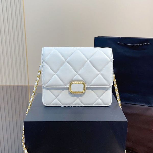 

cc bags luxury brand shoulder bags rhinestone square lock classic flap women shoulder bag mini crossbody leather wallet card holder suitcase