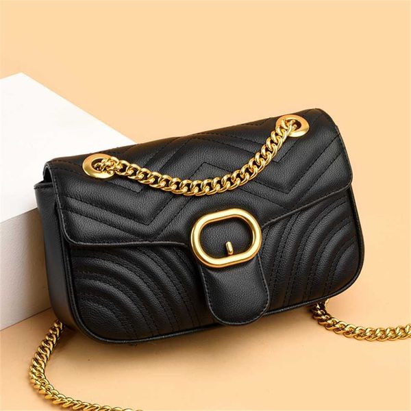 

first layer cowhide 2023 new trend fashion simple and versatile chain bag women's leather one shoulder messenger bag 55% off clearance