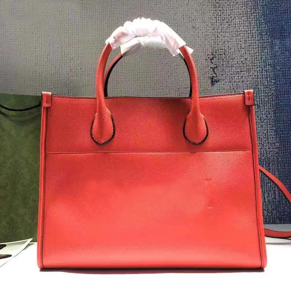 

women tote bag lager handbag cowhide genuine leather lady shoulder bags classic letter print removable shoulder strap interior zip pocket