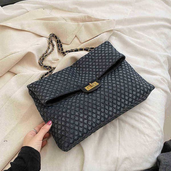 

pu leather luxury bag woman diamond pattern black crossbody bags for women chain womens bag trend large capacity casual 2205010