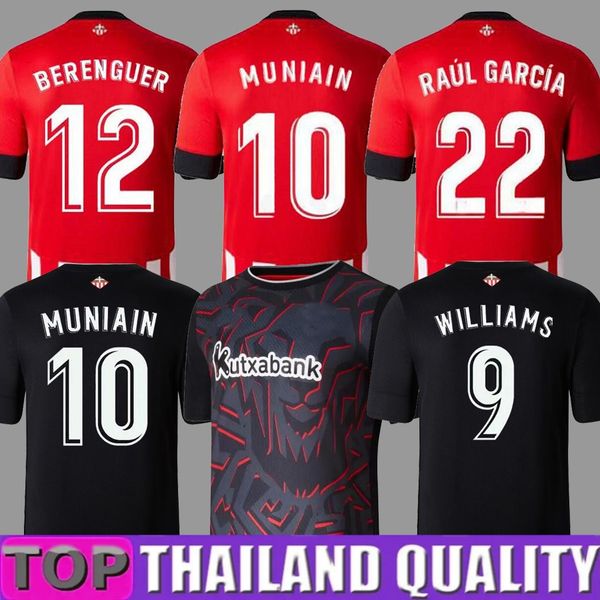 

22 23 soccer jersey kids football t shirt williams goalkeeper athletic i.martinez raul garcia yuri b. muniain yeray unai lopez berenguer cap, Black;yellow