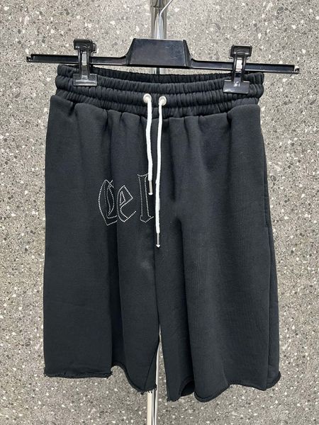 

mens shorts solid color track pant casual couples joggers pants high street shorts for man short womens hip hop streetwear size, White;black