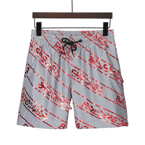 

mens swimming trunks fashion reflect letter print board beach shorts quick drying lightweight swimwear swim surf shorts summer bathing suit, White;black