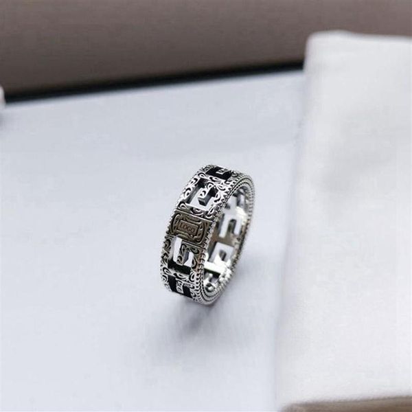 

2021 selling rings sterling s925 real silver ring fashion man and woman band supply whole275j