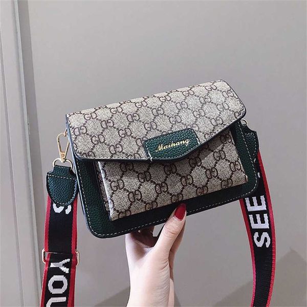 

women 2023 new women's ins fashionable square versatile shoulder foreign style small messenger bag 75% off online sales