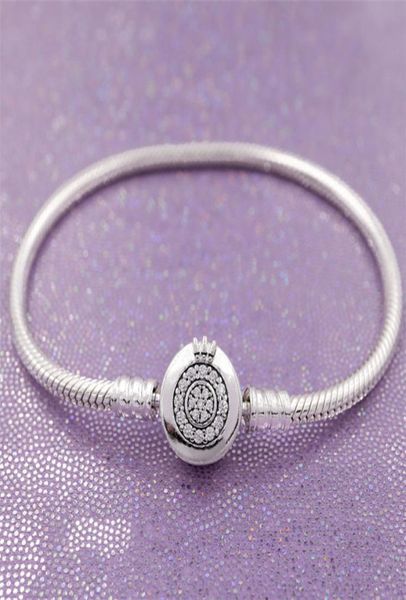 

womens charm bracelets 925 sterling silver pandora style cz zircon crown designer jewelry ladies gift with original bo5468938, Golden;silver