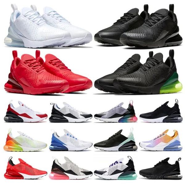 

270 270s running shoes des chaussure men women university blue black volt core white rainbow grape medium olive punch mens trainers womens o