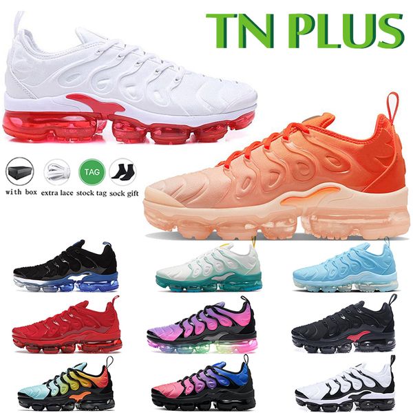 

tn plus men running shoes since 1972 orange gradients lemon lime triple black white red royal blue metallic gold fresh men women trainers sp