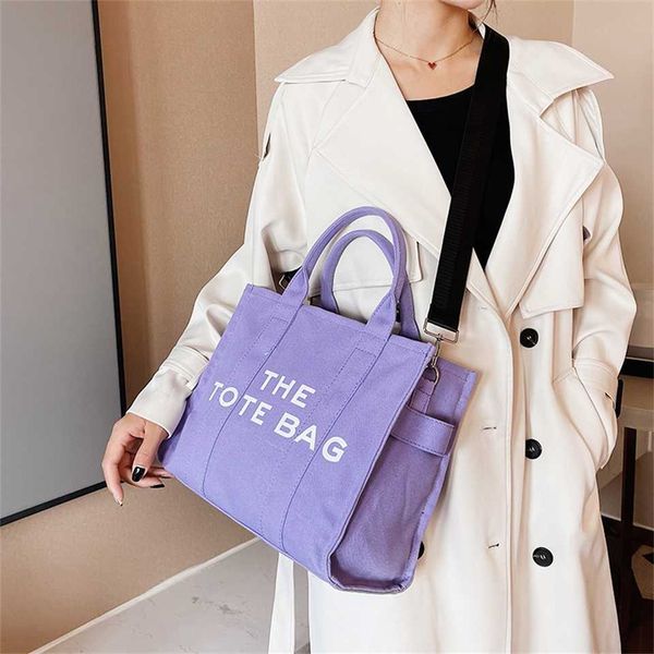 

2023 new canvas tote large capacity handbag s simple fashion women's bag 75% off online sales