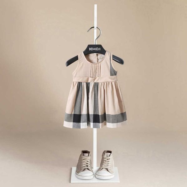 

girl's dresses brand children's clothing wholesale 2023 new striped princess skirt baby suspender skirt 1-5 years old summer lovel, Red;yellow