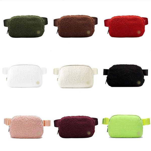 

fanny designer lulu packs fleece belt bags waist bum bags yoga sport crossbody shoulder strap women card holder belt bag men wallets 2023 ne