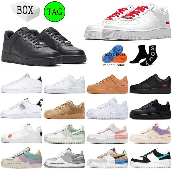 

men women running shoes shadow 1 white black red wheat utility 1s platform sneakers spruce aura aurora one designer sports sneakers with box