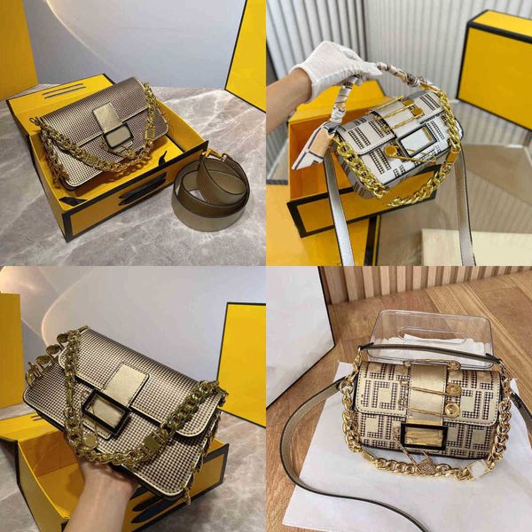 

baguette bag chain crossbody bag letter axillary plain women leather handbags thread hasp hardware fashion messenger shoulder bags lady wall