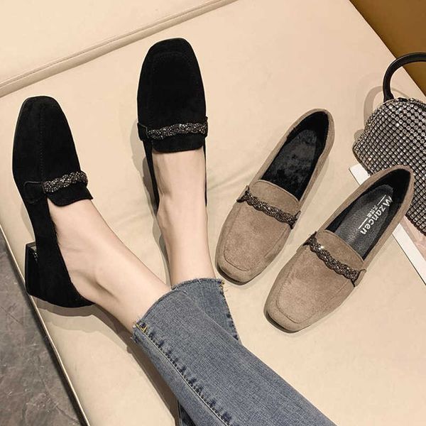 

dress shoes comemore autumn winter women loafers low heels slip on shoes fa, Black