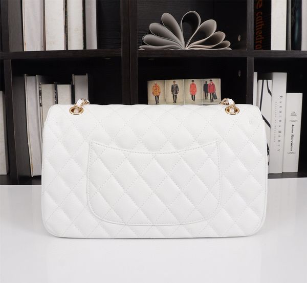 

fashion 2023 designer caviar 100% genuine leather ladies handbags cowhide wallets messenger bags qui stitched flap