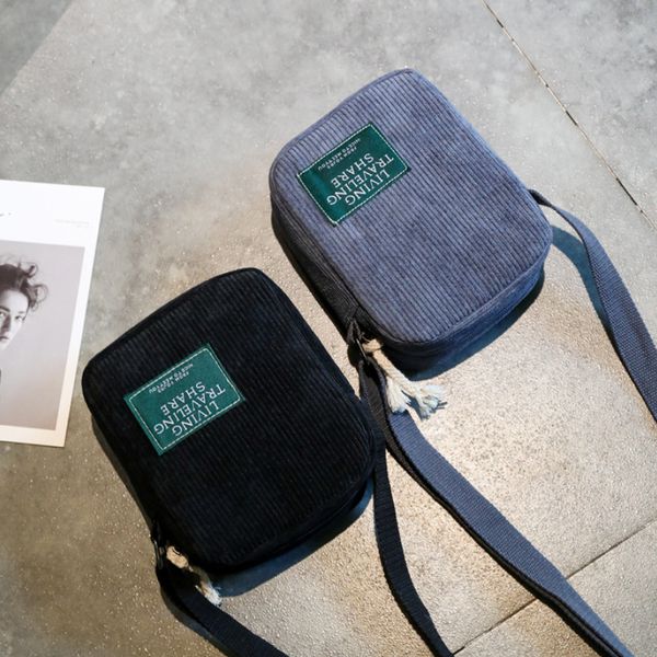 

evening bags fashion women crossbody messenger bag shoulder ladies casual handbag for bolsos mochilas corduroy brown 230106