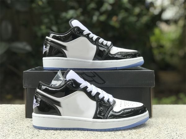 

shoes low concord 1 1s white black dv1309-100 men women trainers sports sneakers