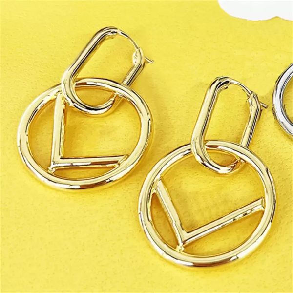 

designer hoop earrings for womens 925 silver earring luxury gold jewelry pendants woman charm studs dangle woman burch earrings 2301073d, Golden;silver