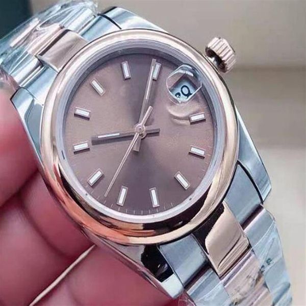 

31mm women's watches datejust relogio sapphire fashions women masters watch watches self winding automatic movement mechanica296k, Slivery;golden