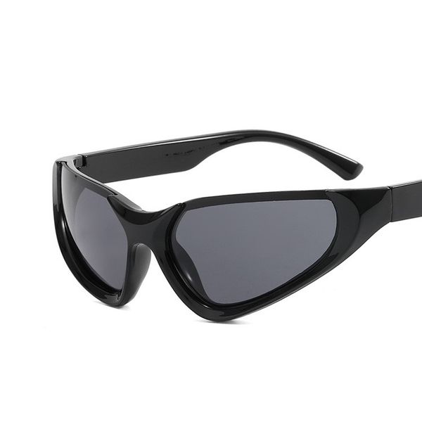 

matsuda eyewear new style future punk y2k shaped half frame designer sunglasses ins net celebrity concave styling street ssunglasses luxury, White;black