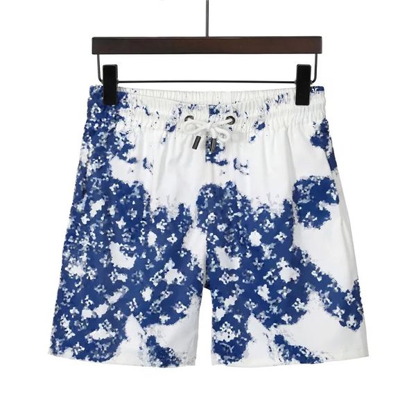 

fashion mens shorts quick drying swimwear printing 2023 summer board beach pants men swim short size m-3xl 71yu, White;black
