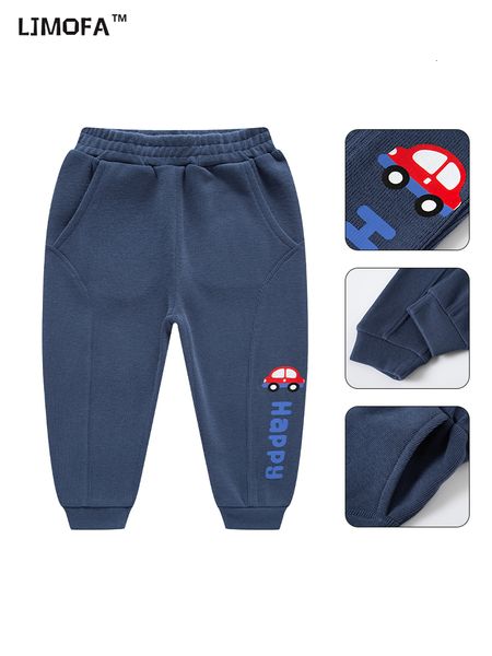

leggings tights ljmofa children trousers for boys autumn winter thicken sport casual long pants kids baby cotton running jogging sweatpants, Blue