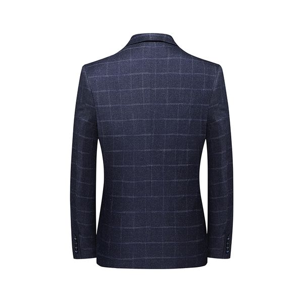 

men's suits blazers british's style vintage plaid men casual slim fit suit jacket single button business social plus size 3xl homb, White;black