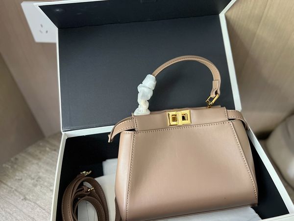 

designer shoulder bag pink crossbody genuine leather medium size women handbag fashion bags removable shoulder strap tote