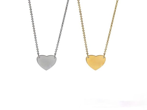 

designer jewelry women heart necklace stainless steel silver rose gold letter earings and necklace suit fashion retro ins star sty4662403
