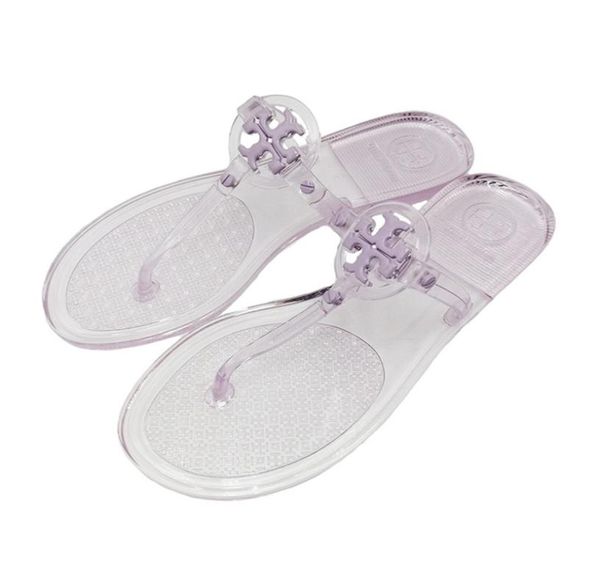 

tories designer sandals jelly thong flip flops slides slippers women summer beach shoes outdoor flat sneakers dazzle hollowed5596485, Black
