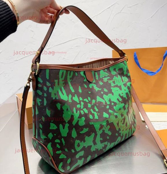 

graceful bags designer underarm handbag tote women classic graffiti letter printing shoulder crossbody bag luxurious messenger wallet axilla