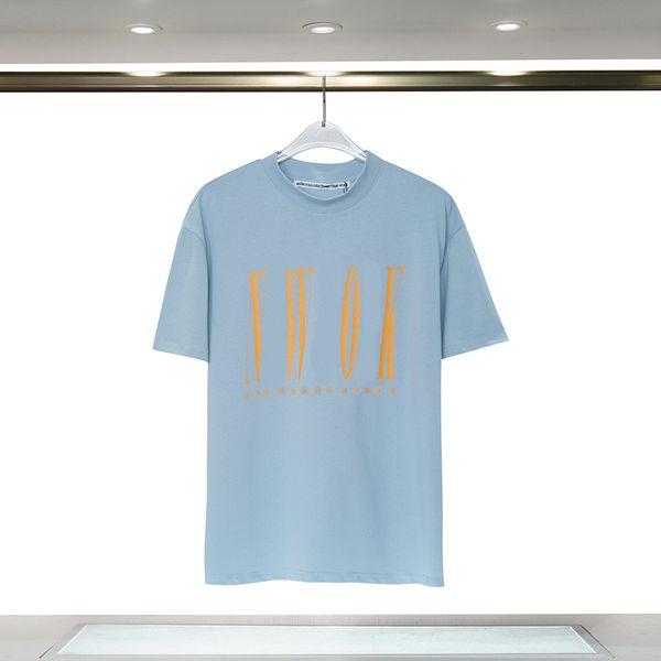 

23ss new men's t-shirts colorful letter print brand men short-sleeved t-shirt social club outfits tee shirt homme spring o-neck tshirt, White;black